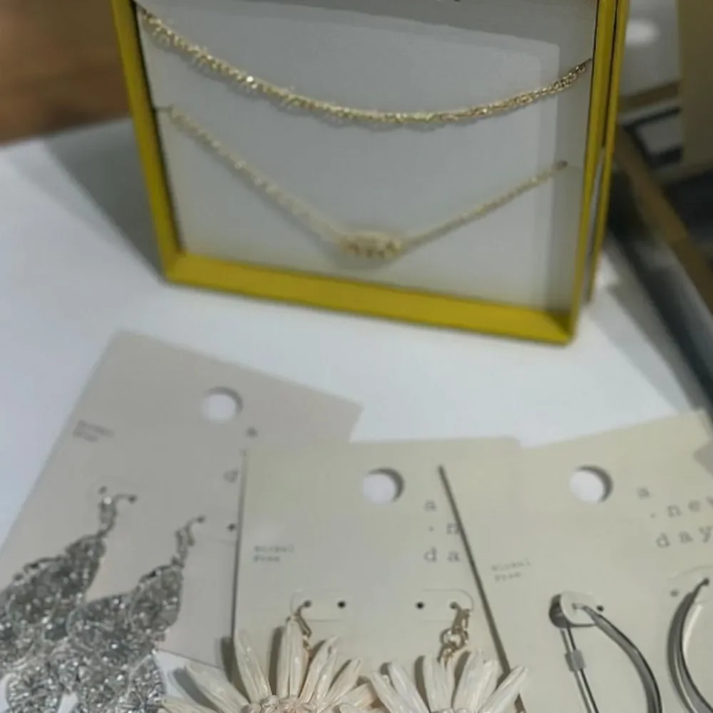 Kendra Scott Emma Chain Pendant Necklace 2-PC Set- Gold/Rose‎ Quartz